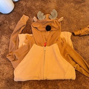 Mens medium - reindeer Onesie pajama